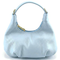 Noemi Compact Italian Leather Hobo Bag