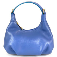 Noemi Compact Italian Leather Hobo Bag
