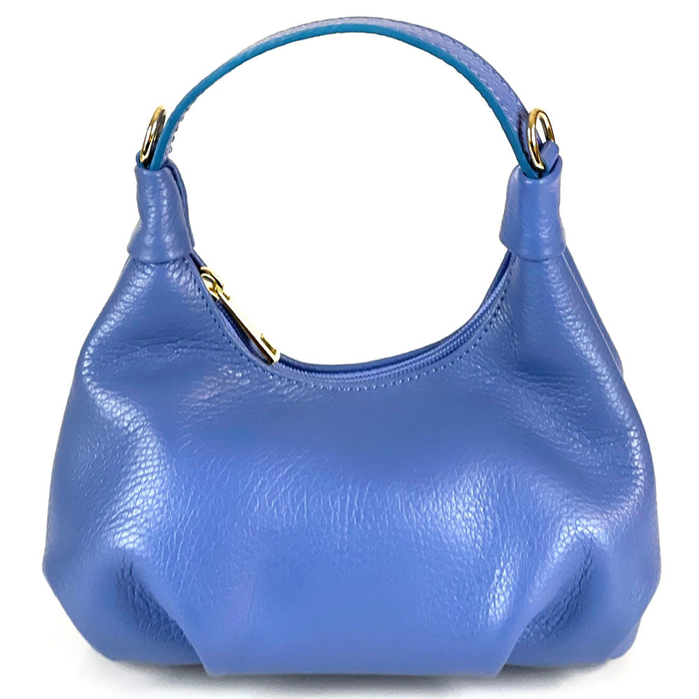 Noemi Compact Italian Leather Hobo Bag