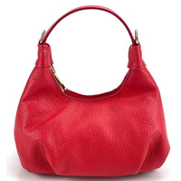 Noemi Compact Italian Leather Hobo Bag