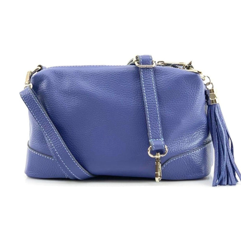 Sesbania Leather Shoulder Bag: Vibrant Elegance - Leather Italiano