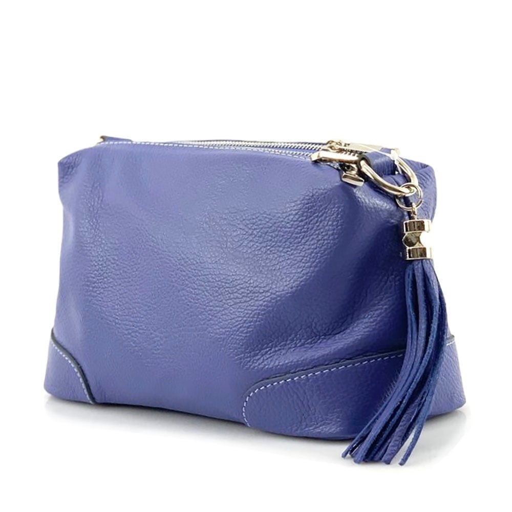 Sesbania Leather Shoulder Bag: Vibrant Elegance - Leather Italiano