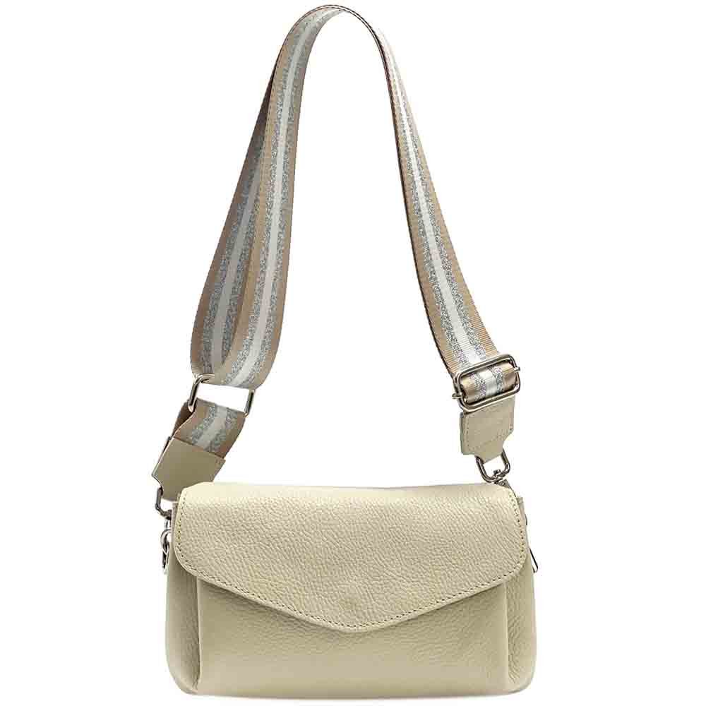 Adina Leather Crossbody Bag: Modern Chic - Leather Italiano