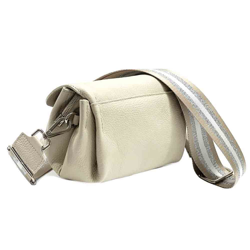 Adina Leather Crossbody Bag: Modern Chic - Leather Italiano