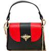 Virginia bicolor cow leather Handbag