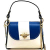 Virginia bicolor cow leather Handbag