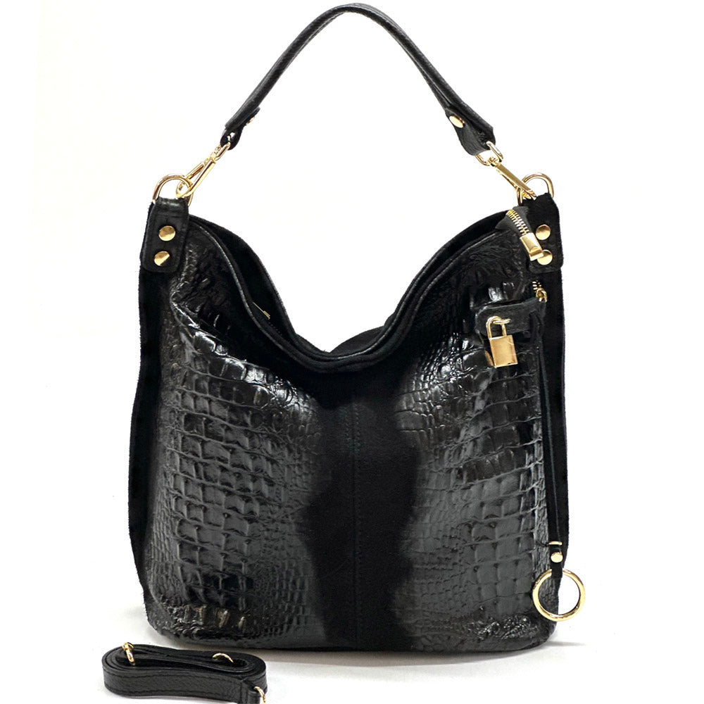 Selene S leather Hobo bag-18