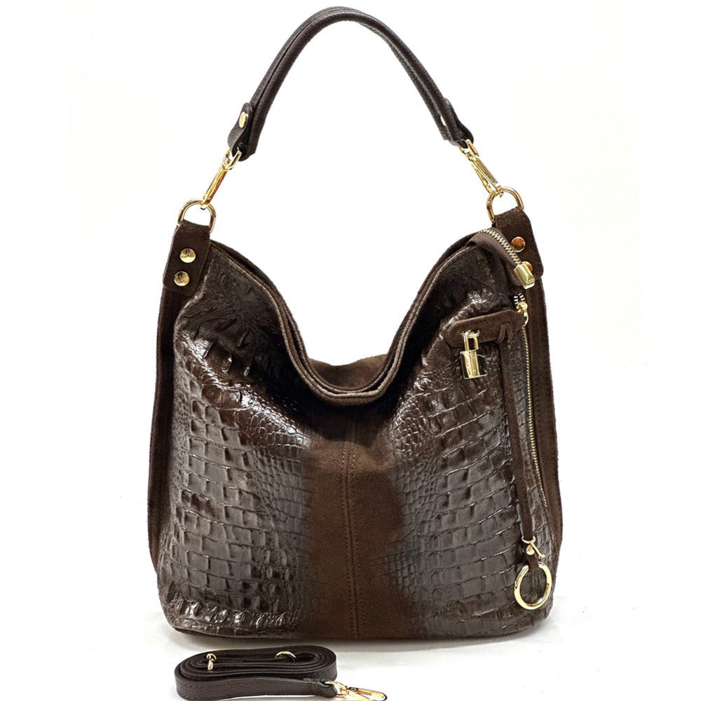 Selene S leather Hobo bag-20