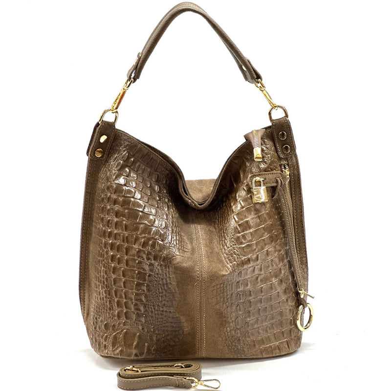 Selene S leather Hobo bag-21