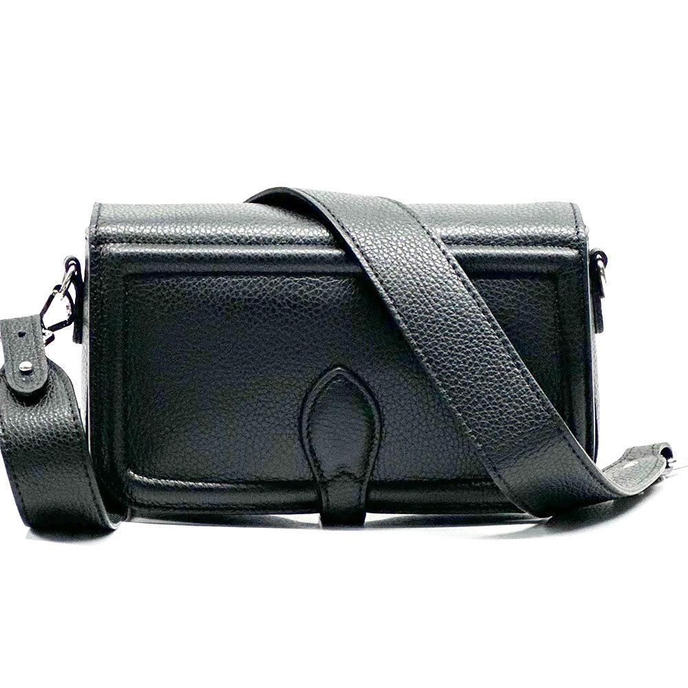 Nicole Leather Shoulder Bag | Versatile Elegance - Leather Italiano