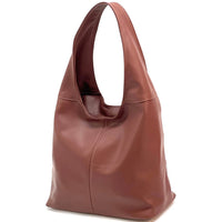 Caïssa Leather Hobo Bag: Versatile & Stylish - Leather Italiano