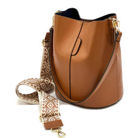 Maddalena GM leather bucket bag-14