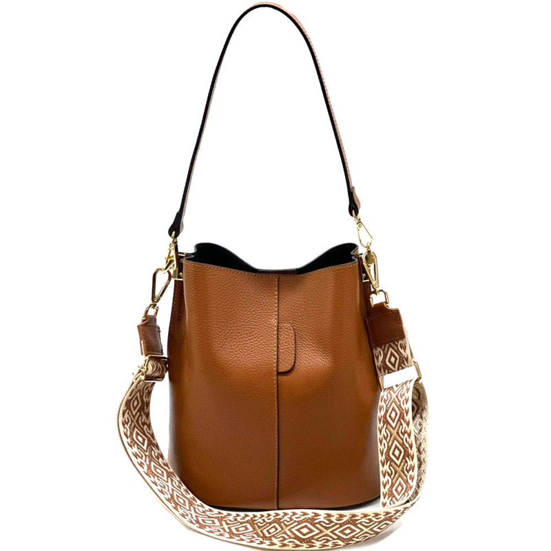 Maddalena GM leather bucket bag-15