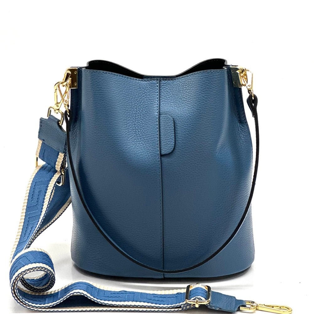 Maddalena GM leather bucket bag-50