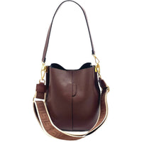 Maddalena GM leather bucket bag-25