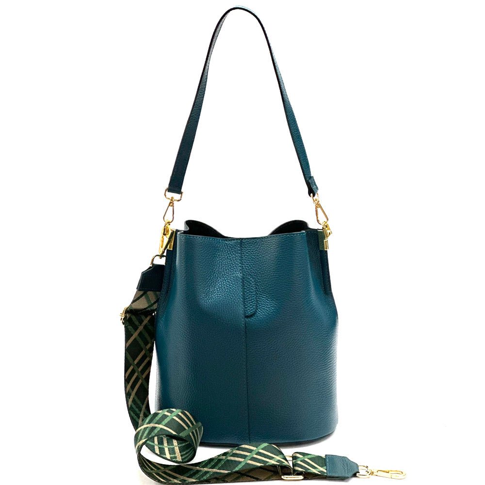 Maddalena GM leather bucket bag-29