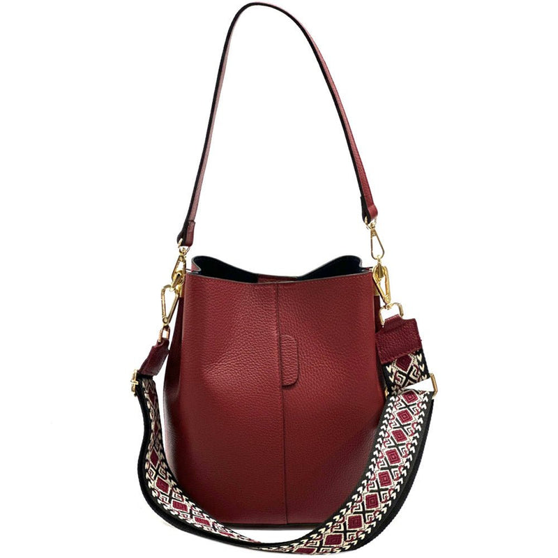 Maddalena GM leather bucket bag-35