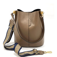 Maddalena GM leather bucket bag-64