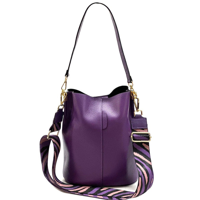 Maddalena GM leather bucket bag-45