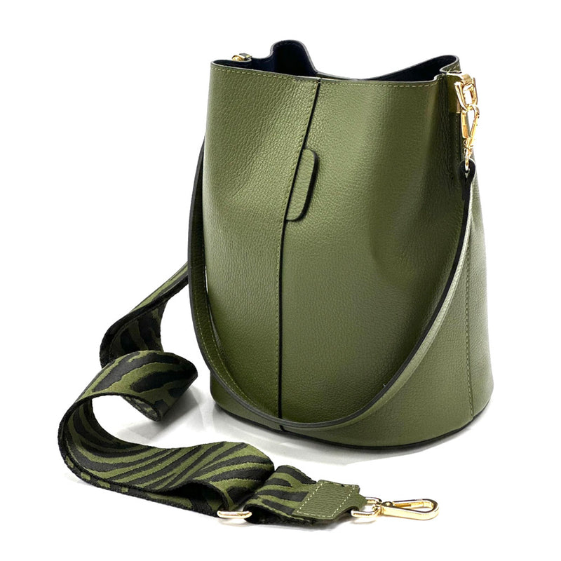 Maddalena GM leather bucket bag-42