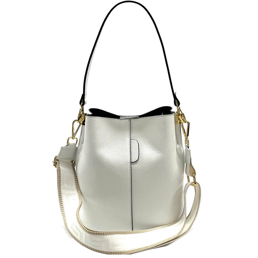 Maddalena GM leather bucket bag-5