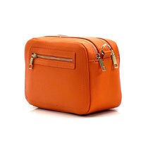 Vera Pelle Bag in orange - angled view