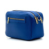 Vera Pelle Bag in blue - angled view