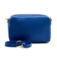 Vera Pelle Bag in blue - back view