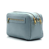 Vera Pelle Bag in azure blue - angled view