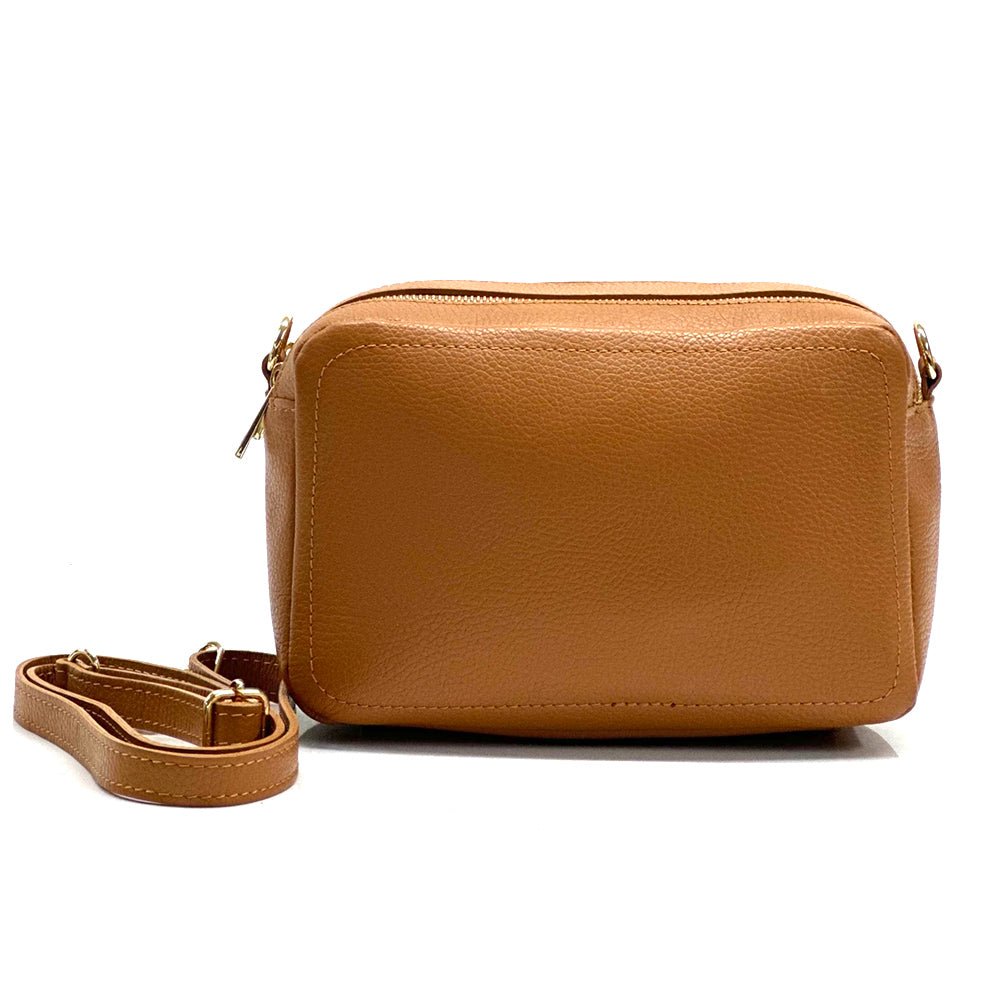 Vera Pelle Bag in tan - back view