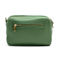 Vera Pelle Bag in light green - back view