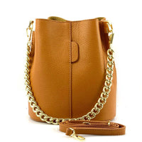 Maddalena leather bucket bag-18