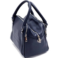 Maica Leather Boston Bag-11