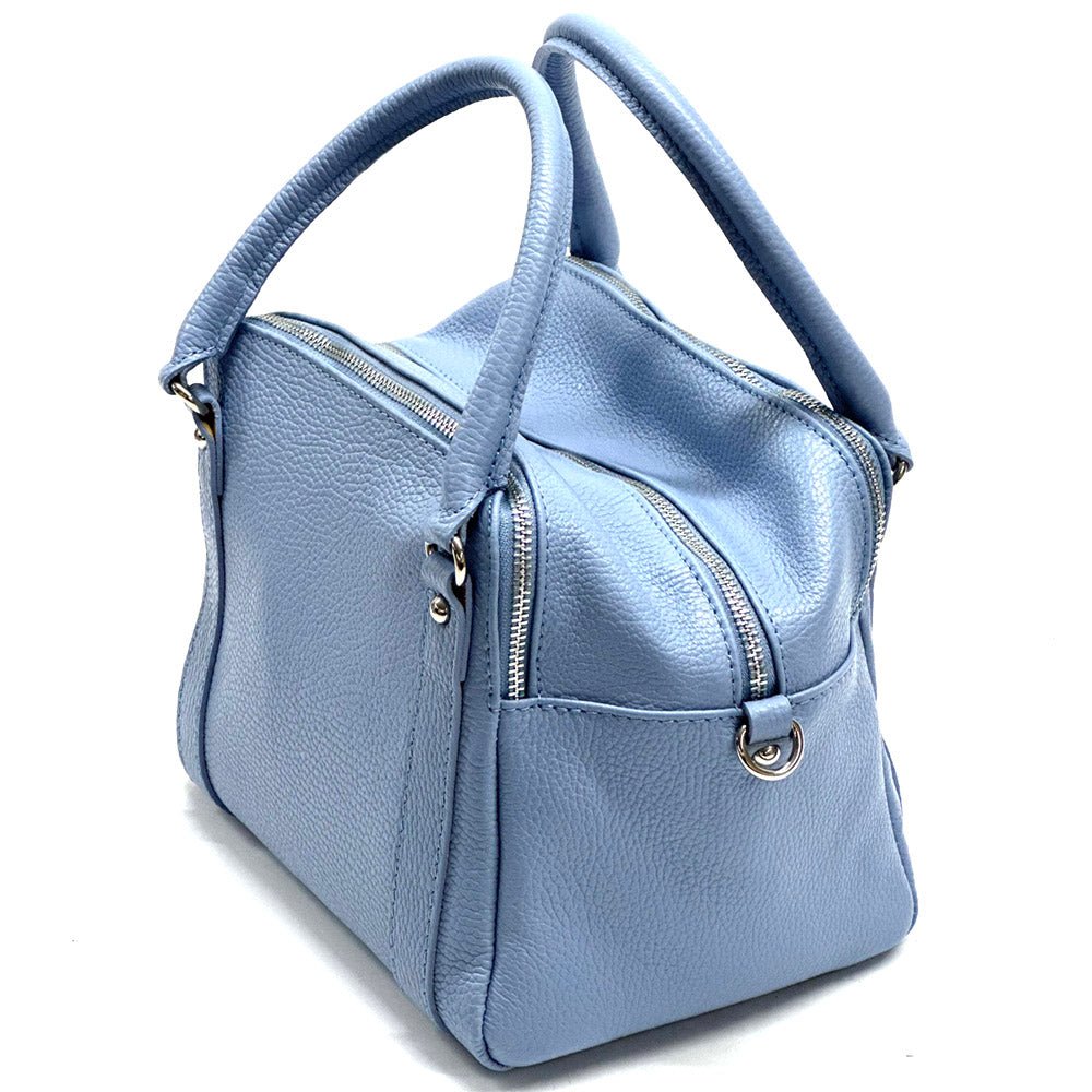 Maica Leather Boston Bag-14