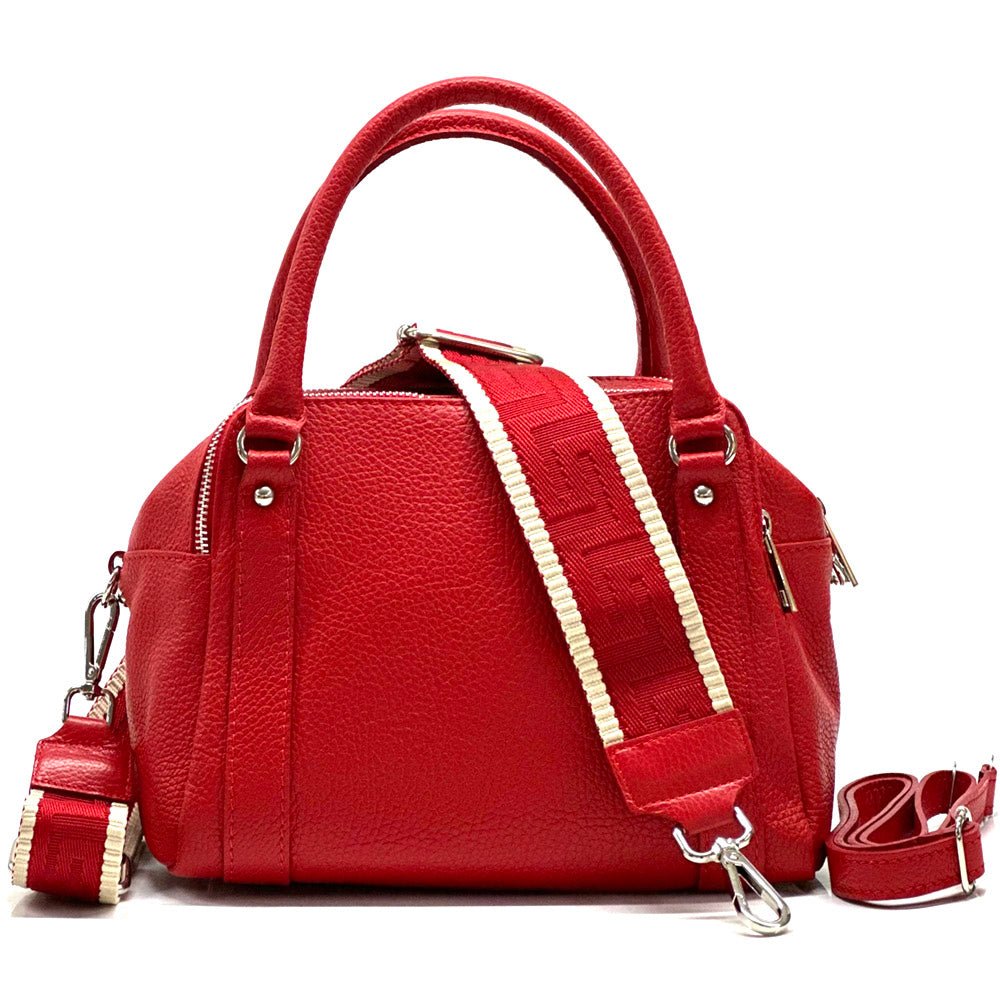 Maica Leather Boston Bag-42