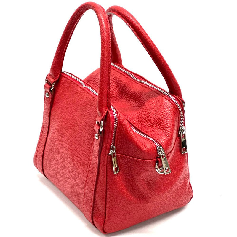 Maica Leather Boston Bag-29