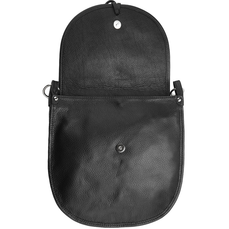 Elisa Italian Calfskin Leather Shoulder Bag – Elegant Tassel Detail & Versatile Strap