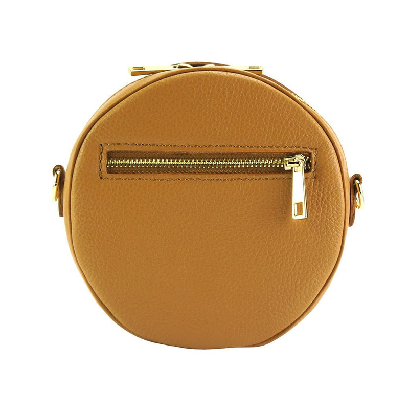 Lucrezia Cross-body tan leather bag