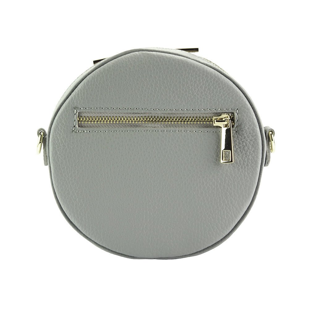 Lucrezia Cross-body grey leather bag