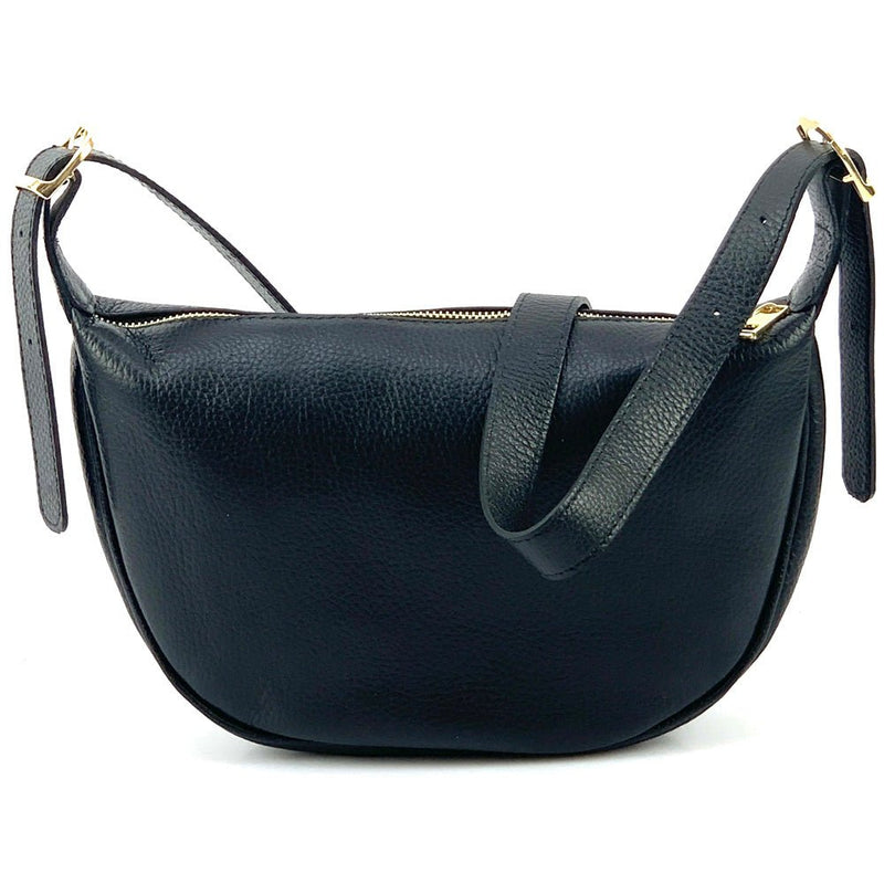 Emmaline Small Hobo black leather bag