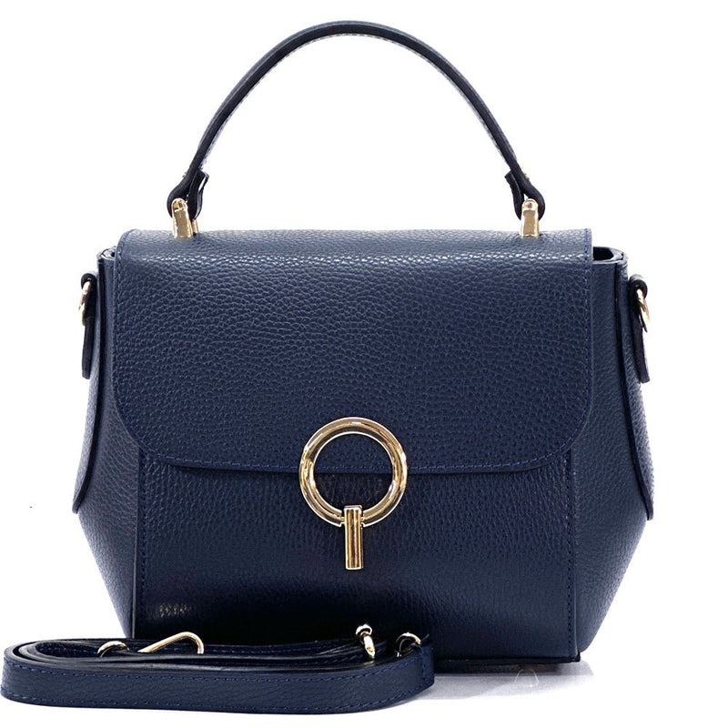 Kimberly Leather hand bag in blue