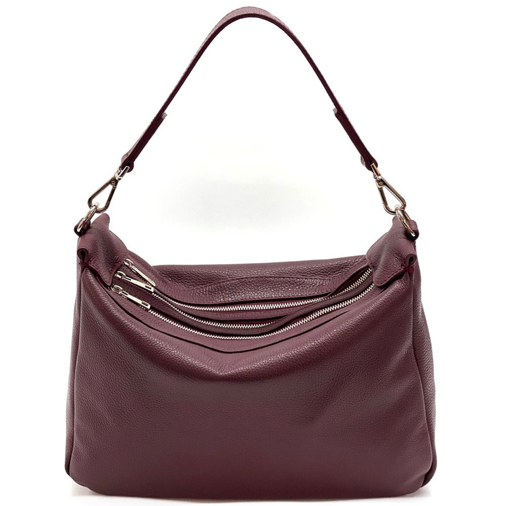 Assunta leather shoulder bag-17