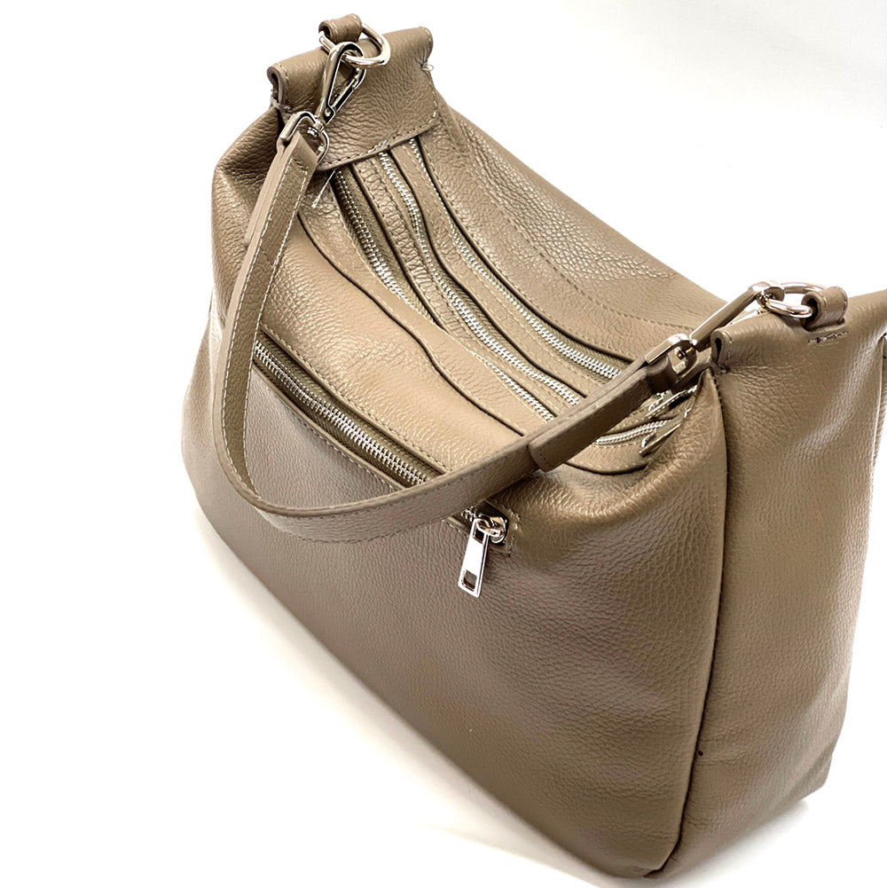 Assunta Leather Shoulder Bag