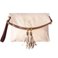 Graziella folded clutch in soft calf skin leather-17