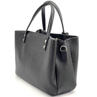 Pierluigi Leather Handbag: Italian Luxury - Leather Italiano