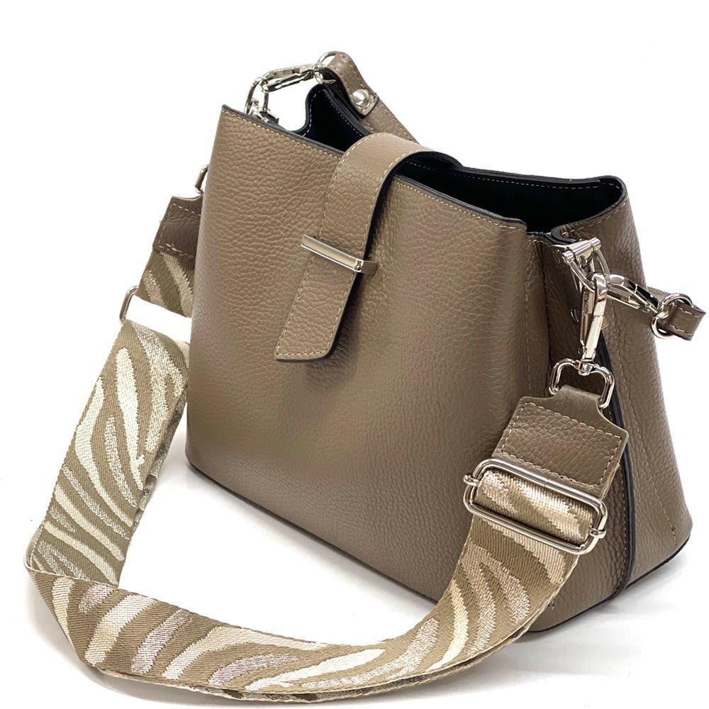 Kristen T leather shoulder bag-56