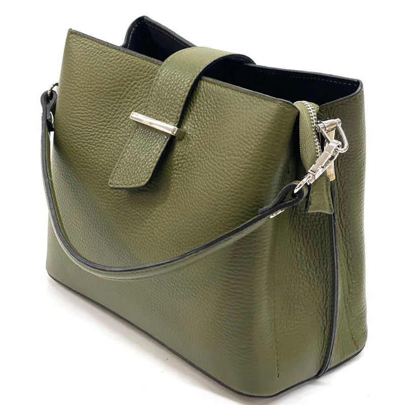 Kristen T leather shoulder bag-59