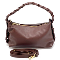 Lily Small Hobo Leather bag-10