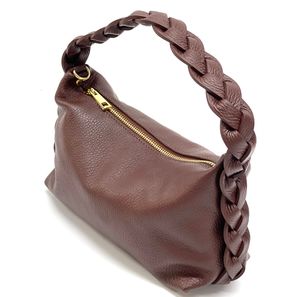 Lily Small Hobo Leather bag-11