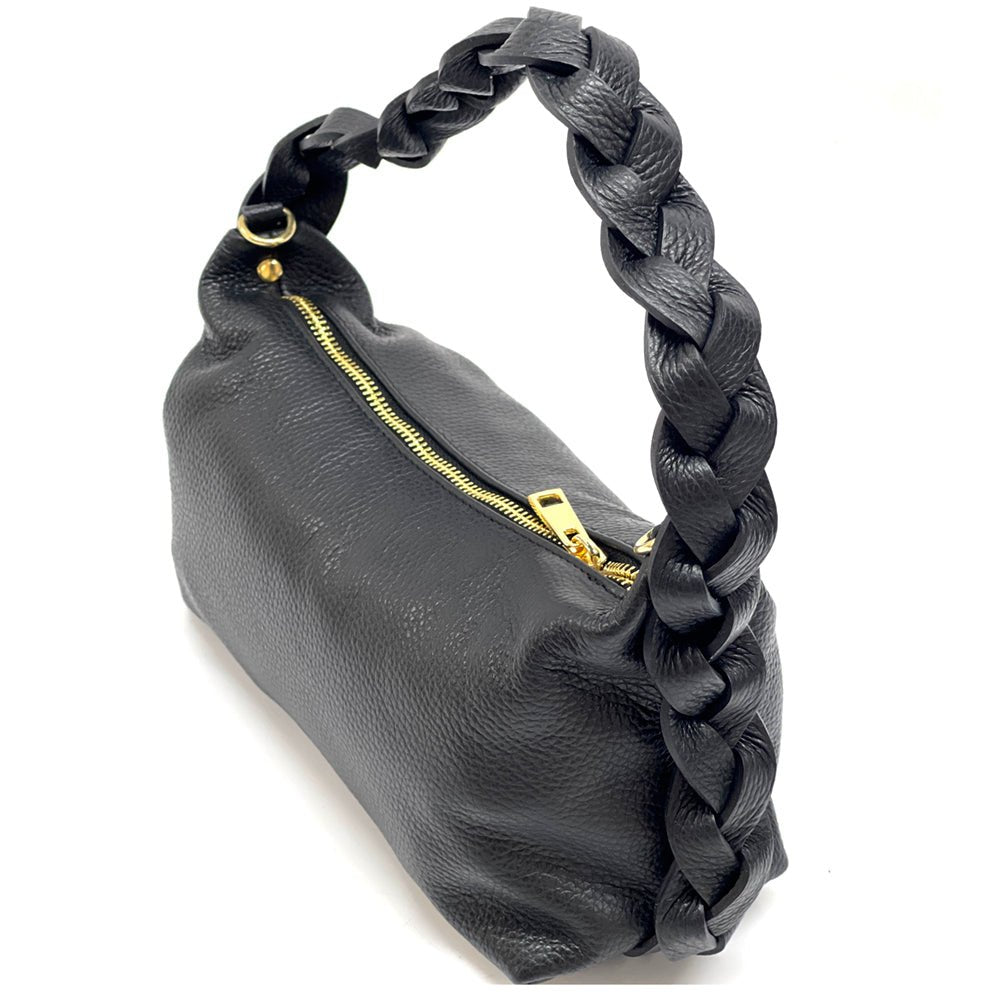 Lily Small Hobo Leather bag-13